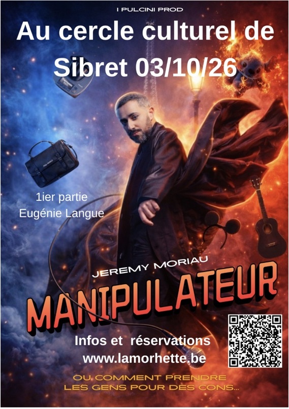 Affiche Jérémy Moriau — Manipulateur